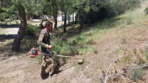 ΣΠΑΠ : Εθελοντικό καθαρισμό στον χώρο που στεγάζεται το 1ο Σύστημα Δασοπροσκόπων Πεντέλης