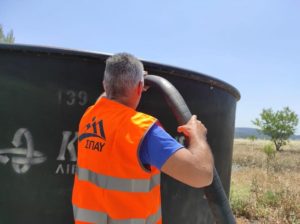 Σ.Π.Α.Υ.: Συντήρηση και πλήρωση πυροσβεστικών υδατοδεξαμενών σε διάφορα σημεία του Υμηττού