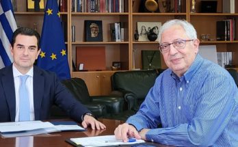 Μαρούσι : Συνάντηση του Δημάρχου με τον Υπουργό Περιβάλλοντος και Ενέργειας Κώστα Σκρέκα