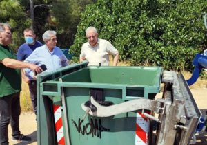 Μαρούσι :Ενα νέο Πλυντήριο Κάδων στη μάχη για την Καθαριότητα της πόλης