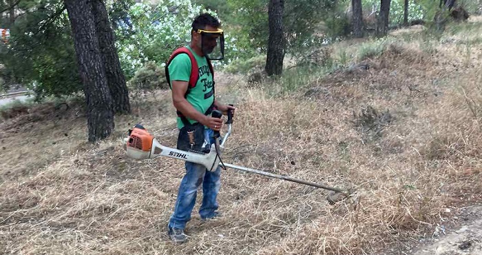 Πεντέλη: Επιτυχημένη δράση  καθαρισμού του εξωτερικού χώρου του ΝΙΕΝ από ξερόχορτα και ξερά κλαδιά δένδρων από το Δήμο