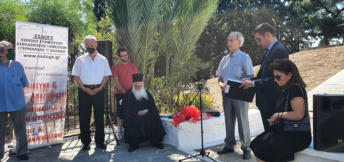Χαλάνδρι: Ο Δήμαρχος Χαλανδρίου Σίμος Ρούσσος τίμησε την ημέρα μνήμης για τους 54 απαγχονισθέντες από τους ναζί στο Πικέρμι