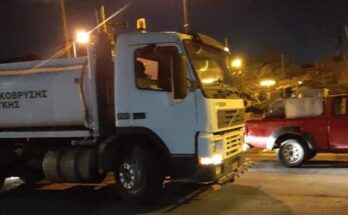 Λυκόβρυση Πεύκη : Με ένα υδροφόρο όχημα συμμετείχε στην κατάσβεση της πυρκαγιάς της Πεντέλης ο Δήμος