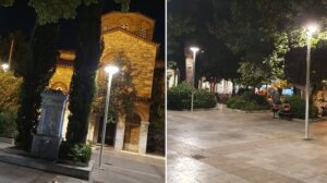 Αντικατάσταση 80παλαιών φωτιστικών με LED στην Κεντρική Πλατεία Χαλανδρίου