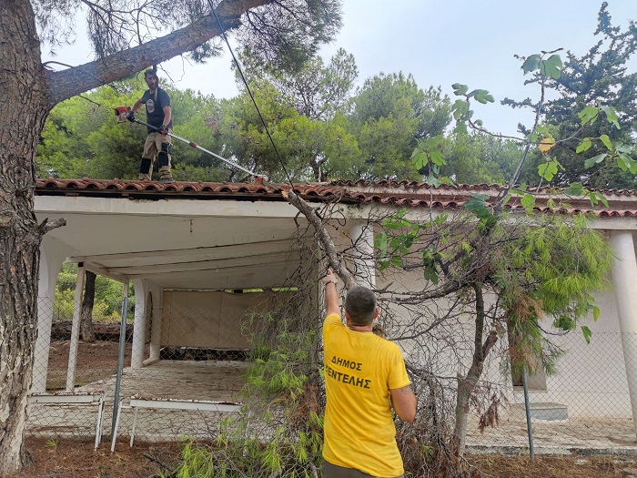 Πεντέλη: Συνεχίζονται οι εργασίες καθαρισμού, συντήρησης και καλλωπισμού δημοσίων χώρων από τον Δήμο