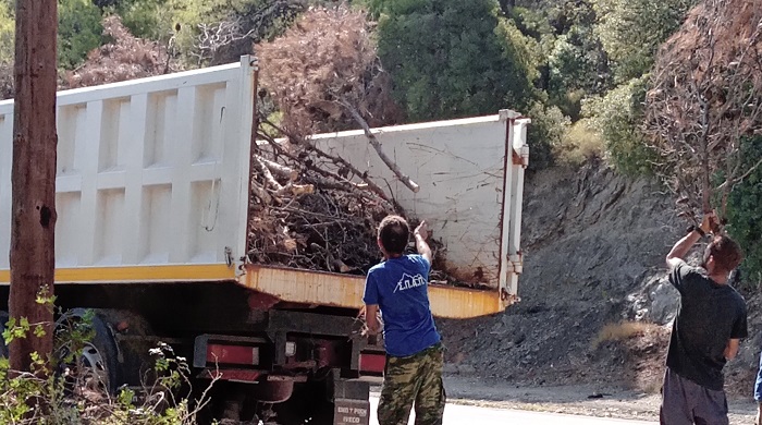 ΣΠΑΠ: Καθαριστικέ και απομακρύνθηκαν τα  ξερά δέντρα από τη Ρεματιά Πεντέλης – Χαλανδρίου