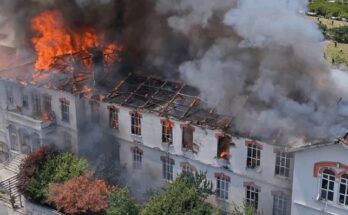 Καταστράφηκε από την φωτιά ολοσχερώς το ελληνικό νοσοκομείο της Κωνσταντινούπολης