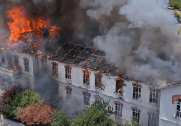 Καταστράφηκε από την φωτιά ολοσχερώς το ελληνικό νοσοκομείο της Κωνσταντινούπολης