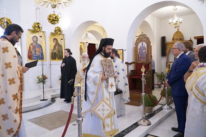 Ο Δήμαρχος Αμαρουσίου στην τελετή Εγκαινίων του Ιερού Ναού Αγίου Θωμά Αμαρουσίου