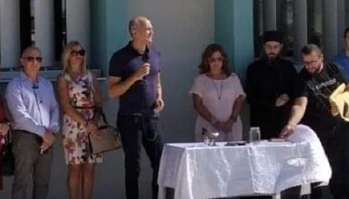 Μεταμόρφωση : Στους Αγιασμούς των σχολείων της πόλης για την έναρξη της σχολικής χρονιάς ο Δήμαρχος