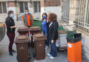 Πεντέλη:  «Ανάπτυξη του δικτύου συλλογής βιοαποβλήτων» Παράδοση καφέ κάδων στο νοσοκομείο Παίδων Πεντέλης