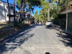 Συνεχίζονται οι ασφαλτοστρώσεις στο δήμο Διόνυσου