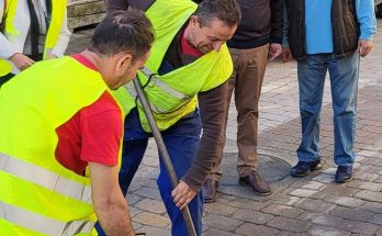 Μαρούσι:  Αυτοψία του Δημάρχου Αμαρουσίου στις εργασίες καθαρισμού φρεατίων απορροής υδάτων