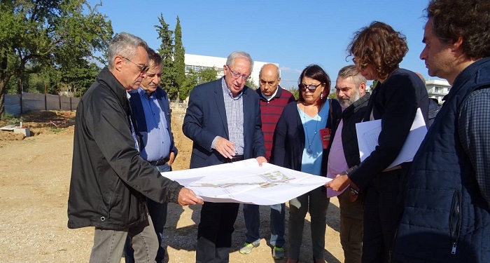 Μαρούσι: Αυτοψία του Δημάρχου Αμαρουσίου στο έργο κατασκευής πρότυπου πάρκου αναψυχής στον Αγίου Θωμά