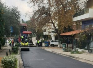 Κηφισιά: Συνεχίζονται οι ασφαλτοστρώσεις από τον Δήμο