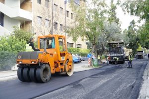 Μαρούσι : Αυτοψία του Δημάρχου Αμαρουσίου στα έργα ανακατασκευής – συντήρησης οδών στην πόλη