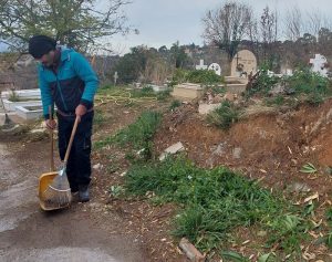 Πεντέλη: Καθαρισμός κοιμητηρίου Πεντέλης και περιποίηση των κοινόχρηστων χώρων