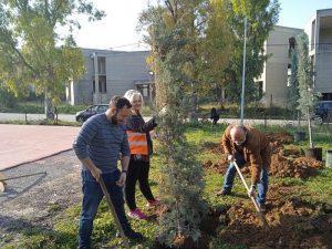 Κηφισιά: «Σύλλογος  Ο ΚΗΦΙΣΣΟΣ» Δεντροφύτευτη μεταξύ των οδών Ποταμού και Καλαβρύτων στις Αδάμες