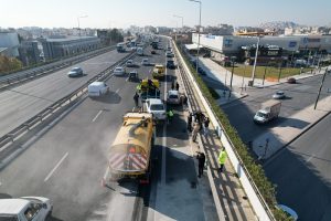 Περιφέρεια Αττικής Άσκηση ετοιμότητας και συντονισμού από την Περιφέρεια σε συνεργασία με την Τροχαία στη Λ. Κηφισού