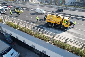 Περιφέρεια Αττικής Άσκηση ετοιμότητας και συντονισμού από την Περιφέρεια σε συνεργασία με την Τροχαία στη Λ. Κηφισού