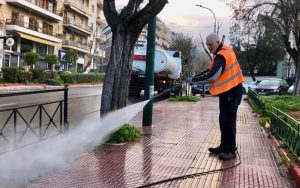 Αθήνα: Κυριακή καθαριότητας και απολύμανσης στην Κυψέλη