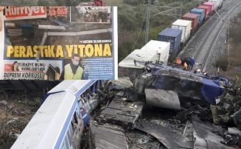 Ο Τουρκικός Τύπος αναφέρεται στο σιδηροδρομικό δυστύχημα «Περαστικά γείτονα»