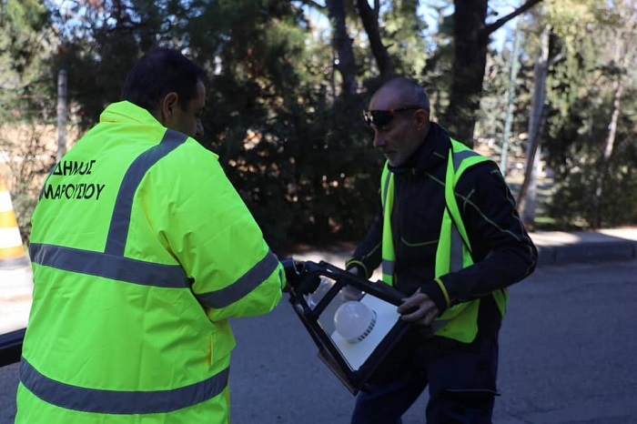 Μαρούσι: Νέα φωτιστικά τεχνολογίας LED στις πλατείες, στα πάρκα και σε επιλεγμένους δρόμους της πόλης