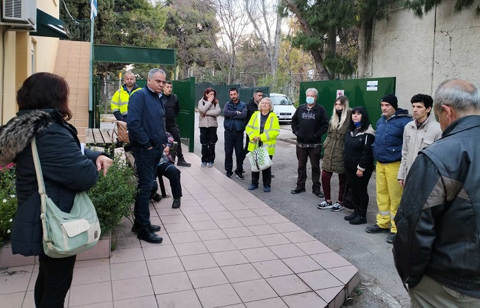 Παπάγου Χολαργός: Ο Κοινοβουλευτικός Εκπρόσωπος του ΣΥΡΙΖΑ-ΠΣ  Πάνος Σκουρλέτης συναντήθηκε με  εργαζόμενους  του Δήμου