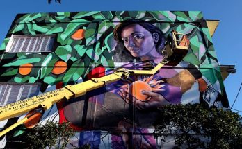 Χαλάνδρι: «1ου Λυκείου της πόλης» Καταπληκτικό graffiti από τους δυο Ολλανδούς καλλιτέχνες Michel Velt και Roos Vink