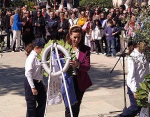 Περιφέρεια Αττικής ΠΕΒΤΑ:  Στο Ηράκλειο Αττικής για τις εκδηλώσεις τιμής και μνήμης για τη 25η Μαρτίου η Αντιπεριφερειάρχης Λ.Κεφαλογιάννη