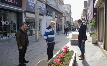 Μαρούσι: Αυτοψία του Δημάρχου Αμαρουσίου στις εργασίες αναβάθμισης του Εμπορικού Κέντρου της πόλης
