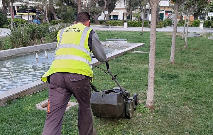 Μαρούσι: Με πρόγραμμα και τάξη η καθημερινή φροντίδα των χώρων Πρασίνου