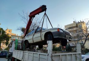 Μαρούσι: Απόσυρση 180 εγκαταλελειμμένων αυτοκινήτων από τις γειτονιές του Αμαρουσίου κατά την τελευταία 3ετία