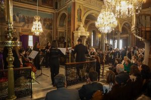 Μαρούσι: «Κλασική Ορχήστρα Νέων» Σήμερα Κυριακή των Βαϊων ερμήνευσαν θρησκευτικά ορατόρια στον Ναό Κοιμήσεως Θεοτόκου