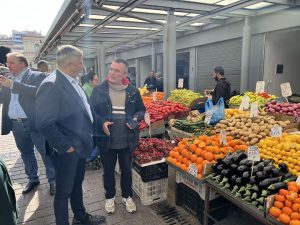 Περιφέρεια Αττικής:  Επίσκεψη Περιφερειάρχη στη Βαρβάκειο Αγορά