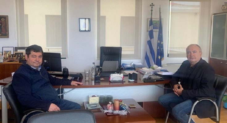 Λυκόβρυση Πεύκη : Τον Δήμαρχο Ηρακλείου Νίκο Μπάμπαλο υποδέχθηκε ο Δήμαρχος