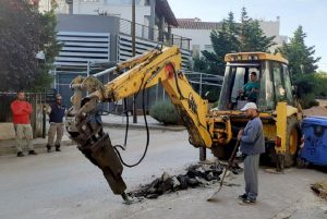 Κηφισιά: Εργασίες αντικατάστασης κεντρικών αγωγών ύδρευσης στη Νέα Ερυθραία