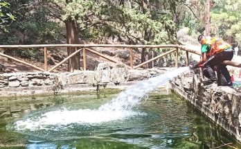 Καισαριανή: Αναπλήρωση νερού της λίμνης της Καλοπουλας
