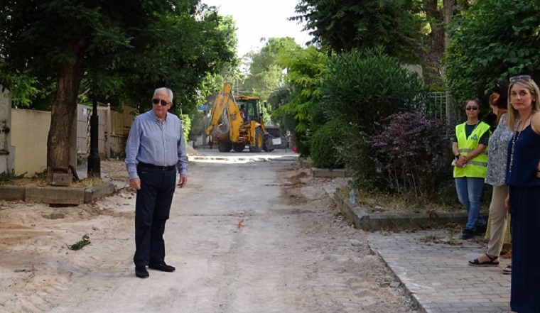 Μαρούσι : Αυτοψίες του Δημάρχου Αμαρουσίου σε έργα ανακατασκευών – αποκαταστάσεων οδικών τμημάτων στο Μαρούσι