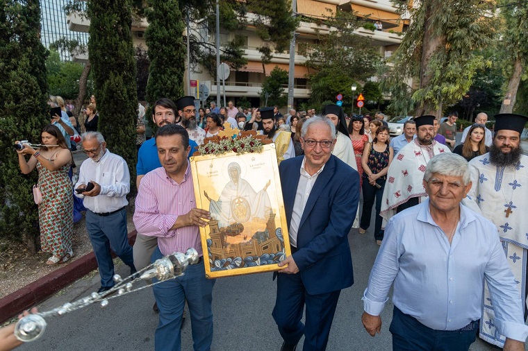 Μαρούσι: Παρουσία του Δημάρχου Αμαρουσίου ο εορτασμός του Ι.Ν.Παναγίας των Βλαχερνών στον Παράδεισο Αμαρουσίου