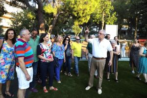 Μαρούσι: Ο Δήμαρχος Αμαρουσίου εγκαινίασε την ανακατασκευασμένη Παιδική Χαρά στο πάρκο Αγίας Φιλοθέης