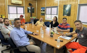 Παπάγου Χολαργός: Επίσκεψη στον χώρο του Κέντρου Επιχειρήσεων Πολιτικής Προστασίας του Δήμου από τον Δημήτρη Τούτουζα