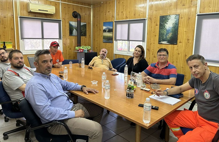 Παπάγου Χολαργός: Επίσκεψη στον χώρο του Κέντρου Επιχειρήσεων Πολιτικής Προστασίας του Δήμου από τον Δημήτρη Τούτουζα