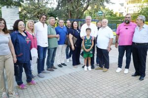 Μαρούσι : Ο Δήμαρχος Αμαρουσίου εγκαινίασε την ανακατασκευασμένη Παιδική Χαρά στην πλατεία Ξυλούρη (Κοκκινιά)