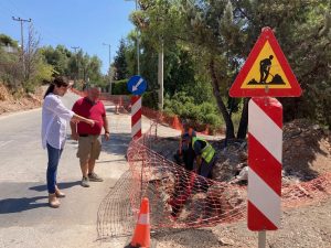 Πεντέλη : Στην οδό Καλισσίων στην Καλλιθέα Πεντέλης έφτασε το μεγάλο έργο υπογείωσης των καλωδίων μεταφοράς ηλεκτρικού ρεύματος