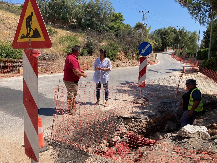 Πεντέλη : Στην οδό Καλισσίων στην Καλλιθέα Πεντέλης έφτασε το μεγάλο έργο υπογείωσης των καλωδίων μεταφοράς ηλεκτρικού ρεύματος