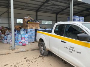 Αγία Παρασκευής:  Παραδόθηκε η ανθρωπιστική βοήθεια στο Δήμο Φαρκαδώνας