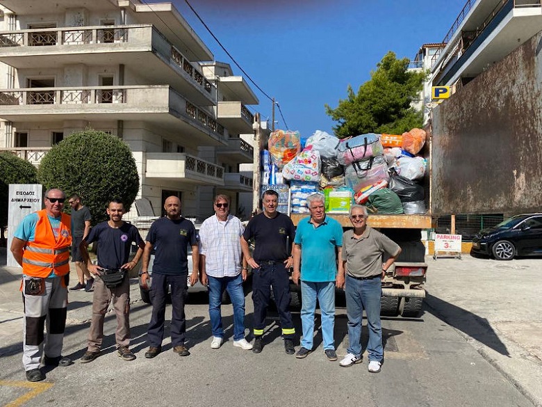 Αγία Παρασκευή:  Παραδόθηκε η ανθρωπιστική βοήθεια στο Δήμο Φαρκαδώνας