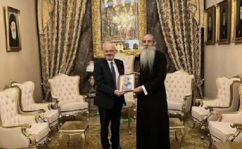 Μαρούσι : Επίσκεψη του Υποψηφίου Δημάρχου Αμαρουσίου Τάσου Γιαννακόπουλου στον Σεβασμιώτατο Μητροπολίτη κ.κ. Σεραφείμ