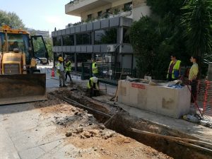 Μαρούσι: Αυτοψία του Δημάρχου Αμαρουσίου σε αντιπλημμυρικά έργα στην πόλη